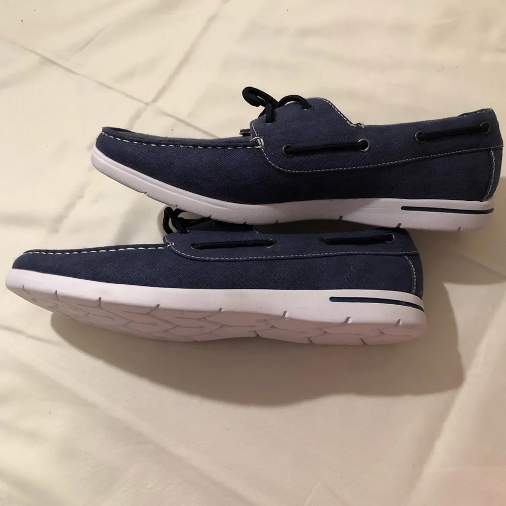 David Stone Denim Boat Loafer/ Shoe - Picture 13 of 14